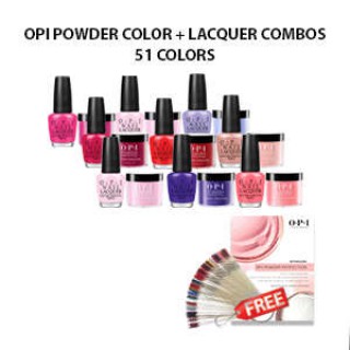 51 OPI New Colors Powder + Lacquer Combo